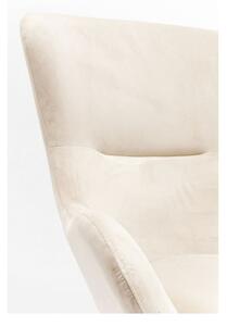 Bílé houpací křeslo ušák Kare Design Oslo