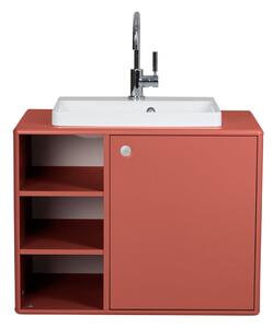 Červená skříňka pod umyvadlo 80x62 cm Color Bath - Tom Tailor