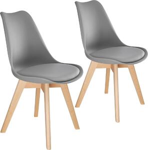 Tectake® Set jídelní židle Frederikke Scandi-Design 49 x 53 x 82 cm