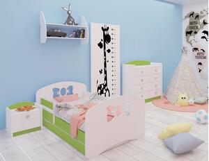 Dětská postel se šuplíkem 200x90 cm s výřezem MAŠLIČKA + matrace ZDARMA!