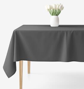 Goldea hranatý ubrus 100% bavlněné plátno - tmavě šedý 100 x 140 cm