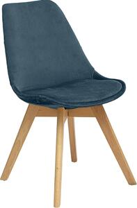 Eazy Living Velvet Jídelní židle Berenice Blue