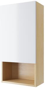 Excellent Tuto skříňka 40x21.8x80 cm boční závěsná bílá-dub MLEX.0107.400.BLWH