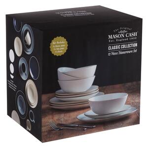 12dílný set krémově bílého kameninového nádobí Mason Cash Classic Collection