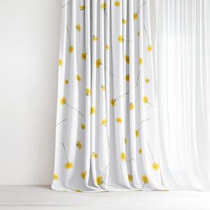 Goldea bavlněný závěs - pampelišky 140x150 cm