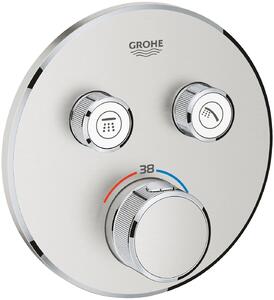 Grohe Grohtherm SmartControl vanová baterie pod omítku s termostatem SuperSteel 29119DC0