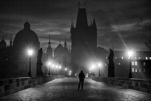 Umělecká fotografie Prague in Black & White, Marcel Rebro, (40 x 26.7 cm)