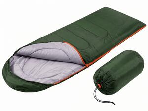 Spací pytel 2v1 SNOORA 210x75 cm, zelený
