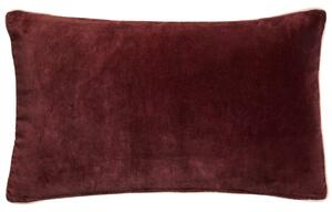 Kave Home Červený sametový povlak na polštář Ovelin 30 x 50 cm