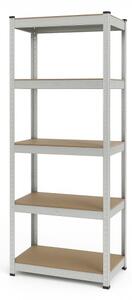 IQ Garden 3 x policový regál 180 x 60 x 40 - pozinkovaný - 5 polic 319905