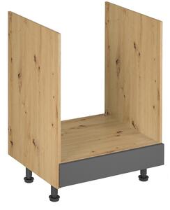 LANGEN šp | dolní skříňka D60ZK PUSH OPEN pro vestavnou troubu | 60 cm | SOKL v CENĚ | artisan/šedá