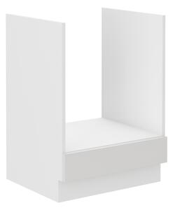 LARA wh | dolní skříňka 60D GAZ pro vestavnou troubu | 60 cm | bílá lesk