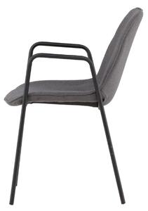 Jídelní židle Klädesholmen, 2ks, tmavě šedá, 60x56x80