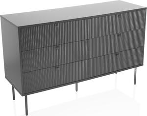 Hjh LIVING Příborník KARBY S Komoda Skříňka Knoflíková úchytka 75,0 x 120,0 x 40,0 cm