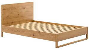 Kave Home Dubová jednolůžková postel Alguema 90 x 190 cm