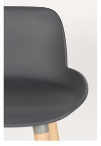 Sada 2 tmavě šedých barových židlí Zuiver Albert Kuip, výška sedu 75 cm