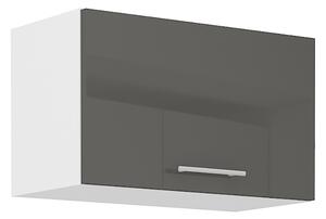 LARA gr | horní skříňka 60GU-36 1F výklopná | 60 cm | šedá lesk
