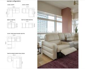 Gala Collezione Sedací souprava KARTEN (modulová) Tvar: Tvar L (levá), Rozměr: Tvar L 261x179 cm, Potah: Látka kategorie A