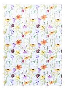 Utěrka FLORA letní květy bílopestrá 50 x 70 cm