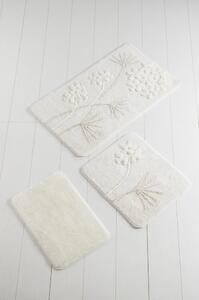 Sada 3 bílých předložek do koupelny Chilai Home by Alessia Orkide