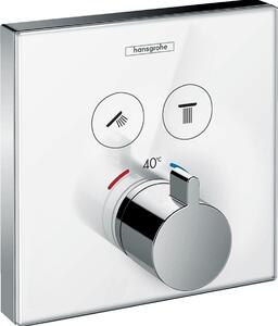 Hansgrohe ShowerSelect vanová baterie pod omítku ano chrom-bílá 15738400