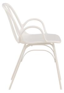 Jídelní židle Dyrön, 2ks, bílá, D59xS55xV81