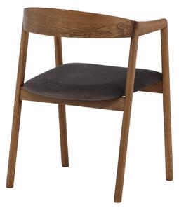 Jídelní židle Långön, 2ks, hnědá, 56x53x76,5