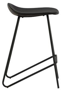 Barová židle Grebbestad, 2ks, černá, D46xS41xV72
