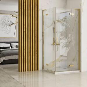 Sprchový Kout HUGO Double Brush Gold 100x100