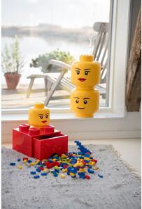 Žlutý úložný box ve tvaru hlavy LEGO® Silly L