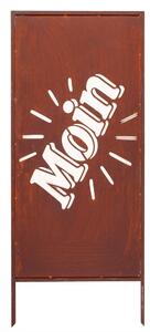 Zahradní Paraván z Ušlechtilé Rzi „MOIN” ver.2 120x50 cm Dekorativní Kryt