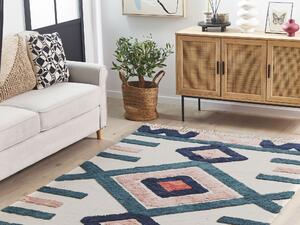 Bavlněný koberec 140 x 200 cm vícebarevný KOZLU