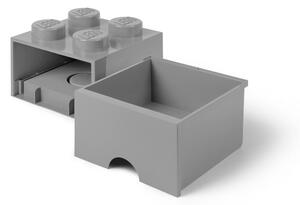 Šedý úložný box čtverec LEGO®