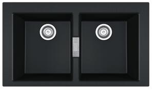 Franke Sirius 2.0 dřez tectonite 86x50 cm šedá/grafitová/onyx 143.0637.161