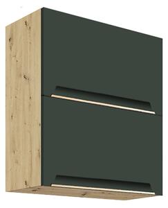 GLAMOUR z | horní skříňka výklopná GLA-47G | 60 cm | zelená mat