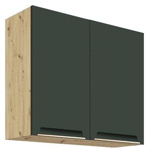 GLAMOUR z | horní skříňka GLA-43G | 80 cm | zelená mat