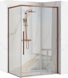 Sprchový Kout Rea Solar 80X100 Brush Copper