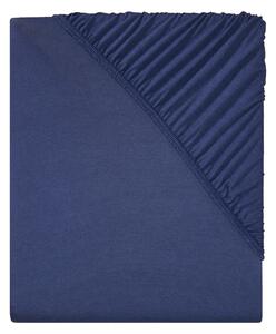 Livarno home Žerzejové napínací prostěradlo, 140-160 x 200 cm (navy modrá) (100389363004)