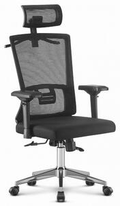 Ergonomická otočná kancelářská židle HC- 1027 BLACK MESH