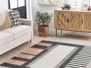 Bavlněný koberec 140 x 200 cm vícebarevný KAKINADA
