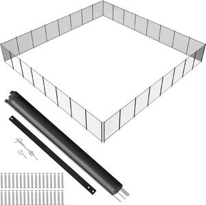 VEVOR ohrádka na bazén 1,21 x 29,26 m odnímatelná dětská ohrádka na bazén, snadná instalace pro kutily, ohrádka na bazén, 340 g Teslin PVC ohrádková síť na bazén, na ochranu dětí a domácích zvířat