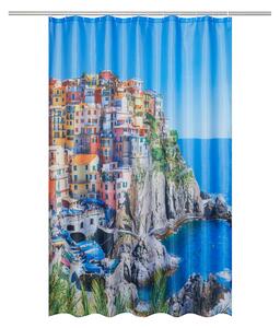 Livarno home Sprchový závěs, 180 x 200 cm (obrázek Capri) (100389028001)