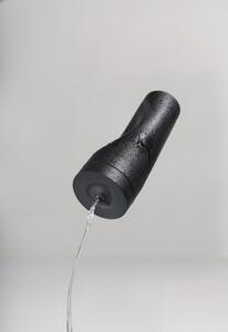 Černý silikonový dávkovač mýdla 150 ml Splash - Zone