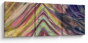 Obraz - Panorama (s hodinami) (90x30 cm)
