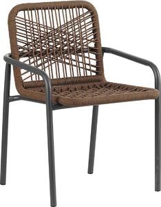 Retro židle hnědá – moderní dřevěný design – jídelní židle – vintage vzhled – samostatná židle – 1 kus