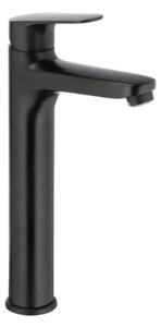 KFA Armatura 5552-712-81 - Umyvadlová baterie + výpusť OTAVA 30,2 cm matná černá