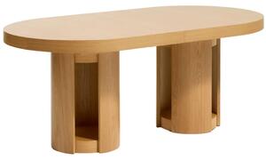 Kave Home Dubový rozkládací jídelní stůl Artis 190/240 x 100 cm
