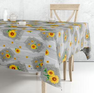 Ubrus PVC M- 115B - Slunečnice 140cm x 20m