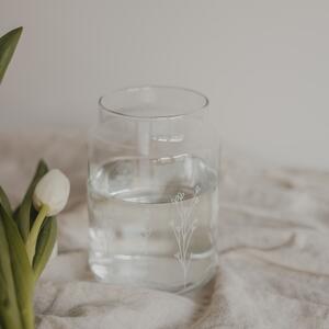 Skleněná váza Floral Clear 14 cm