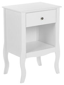 Noční stolek Lanza 3 (bílá). 1080797